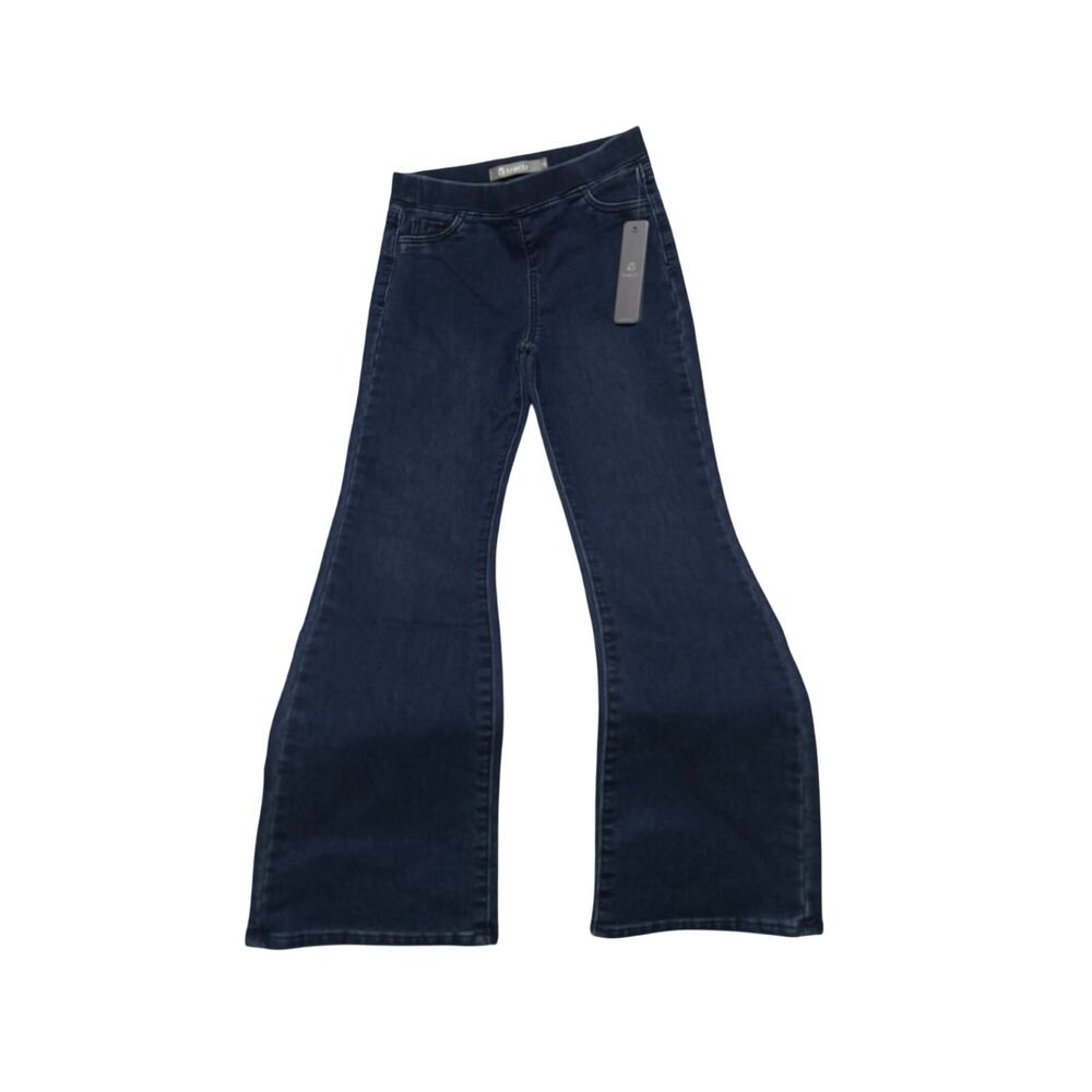 Tractr 16 blue jeans kick flare pull on style stretch cotton poly spandex nwt